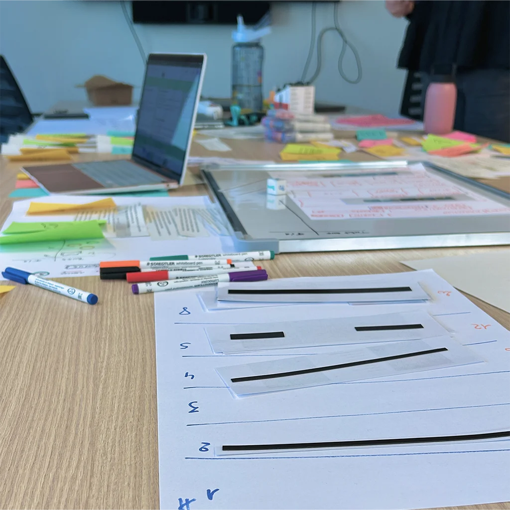 An office in marketing meeting