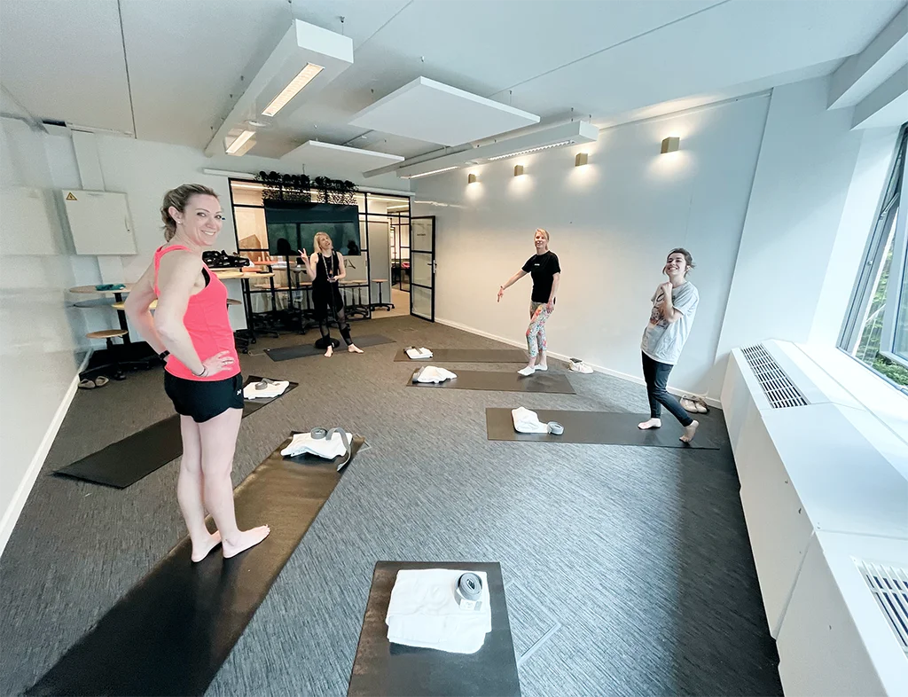 Office fitness during lunch time