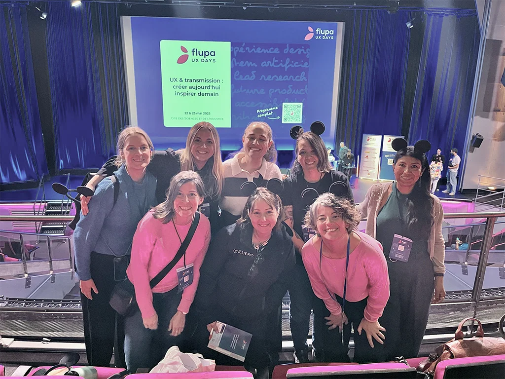 team picture at the Flupa UX days