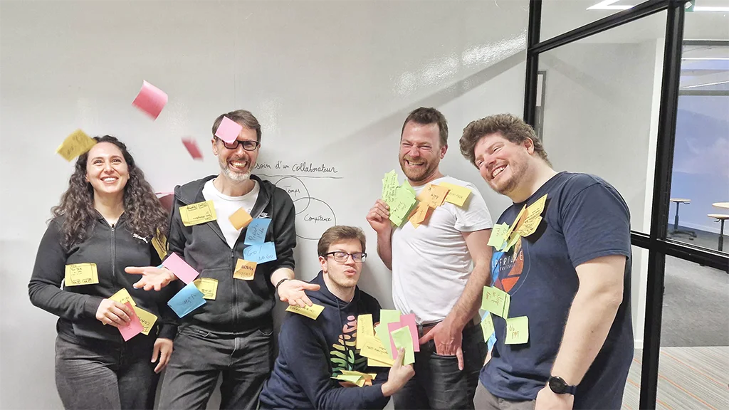 end of a working session based on agile approach